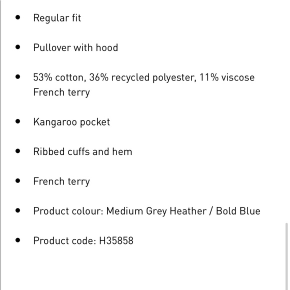 Blue and gray adidas sweatshirt - Picture 5 of 6